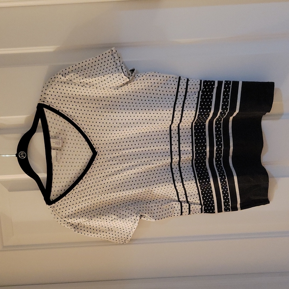 Chicos zenergy white black dots medium